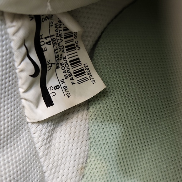 Nike Air Force 1 Fresh Mint Sneakers (m size 8) - Picture 15 of 15